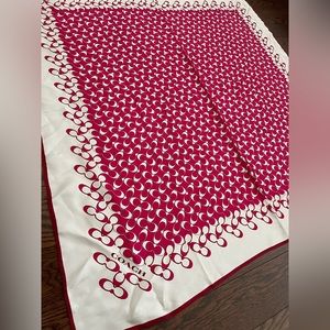 Authentic Coach silk scarf